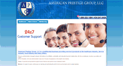 Desktop Screenshot of americanprestigegroup.com